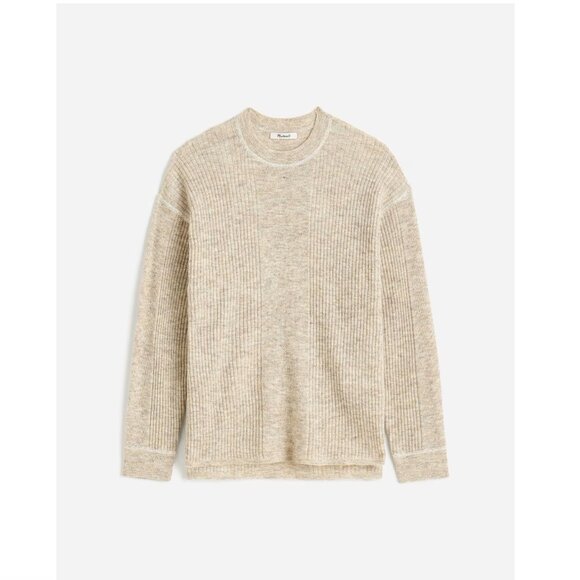 Madewell Ribbed Alpaca-Blend Crewneck Sweater - Picture 6 of 9